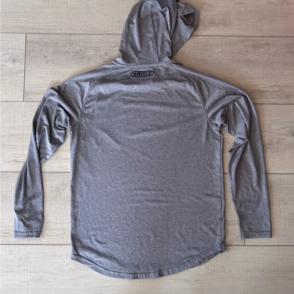 Gray Light Action Battle Hoodie | Adult M - Picture 5 of 5